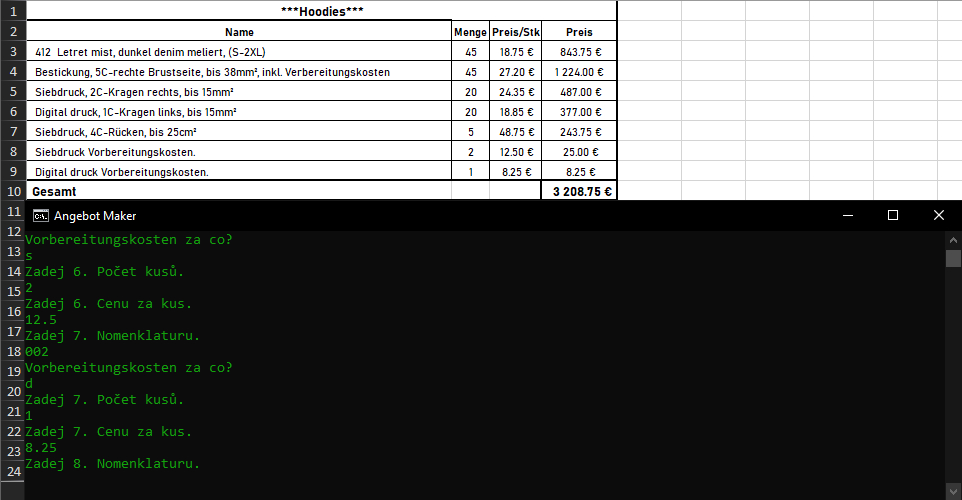 Fullstack projekt - seznam faktůr